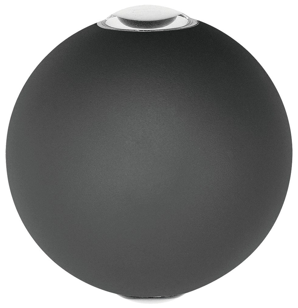 cai1 Avide Εξωτερικό Φωτιστικό Τοίχου Cairo 2 Way LED 6W Λευκό 4000K IP54 - Image 1