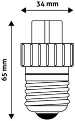 Entac Αντάπτορας Ντουί από E27 σε G9 - Image 2