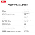 XO CX025 Magsafe Μαγνητικός Ασύρματος Φορτιστής Αυτοκινήτου 15W - Image 3