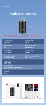 XO CZ022 Αρωματικός Υγραντήρας Αυτοκινήτου - Image 7