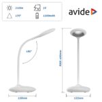 Avide LED Φωτιστικό Γραφείου Minimal Άσπρο 4W - Image 5
