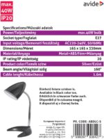 Avide Basic Φωτιστικό Γραφείου C Base S Ασημί - Image 3