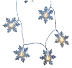 Entac Χριστουγεννιάτικα Εσωτερικές Πλαστικές Νιφάδες 10 LED Θερμό 1m (2xAA Δεν περιλαμβ.) - Image 3