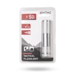 Entac Φακός Χειρός 1W 9LED ALU Ασημί - Image 3