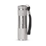 Entac Φακός Χειρός 1W 9LED ALU Ασημί