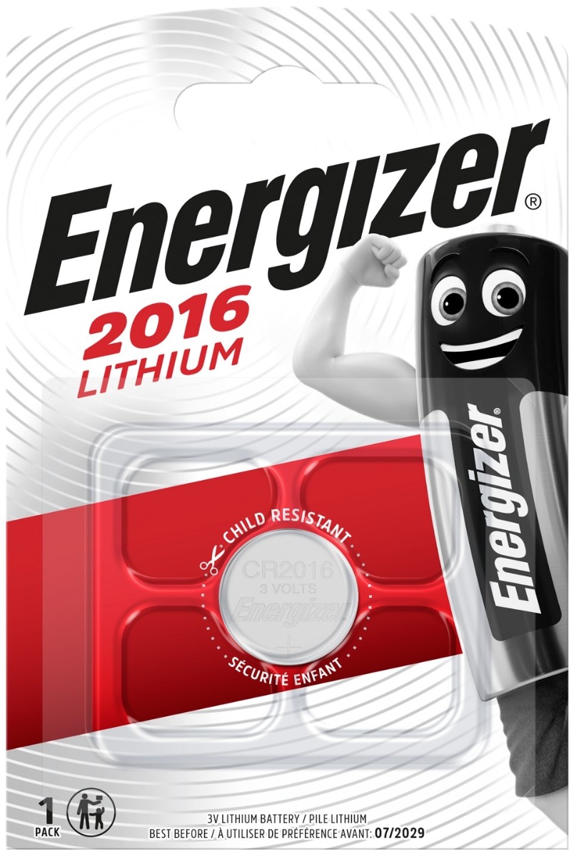 egcr2016_energizer-gombelem-litium-cr2016-b1 Energizer Κουμπί Λιθίου CR2016 - Image 1