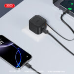 XO L165 Φορτιστής Ταχείας Φόρτισης με  Ανασυρόμενο Καλώδιο Type-C & 1 Θύρα USB-A EU 20W - Image 6