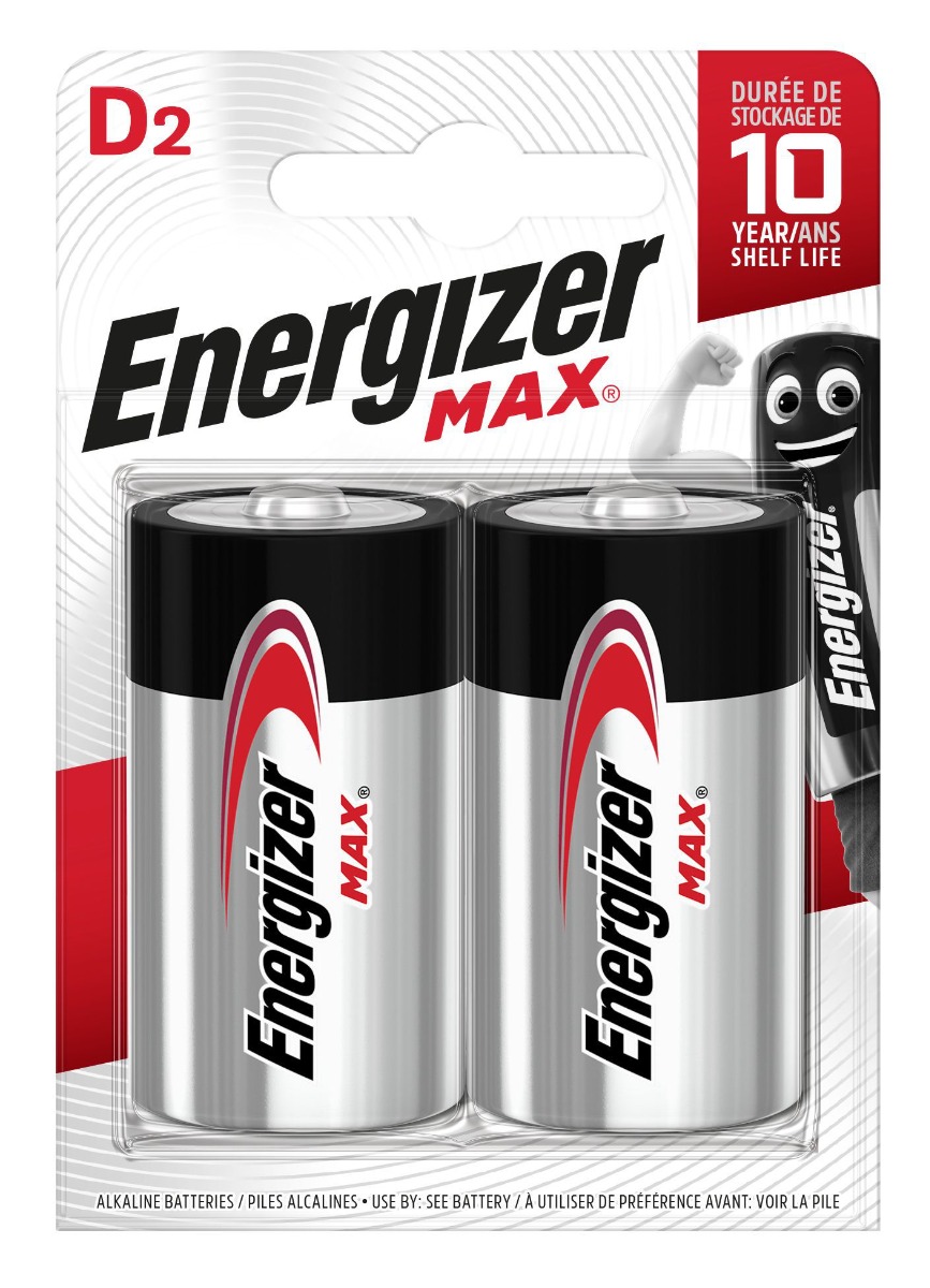 energizer-max-lr20-d-bl2 Energizer Max Alkaline Μπαταρία D (2 τμχ) - Image 1