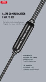 XO EP37 In-ear Handsfree 1.15μ Άσπρο - Image 2