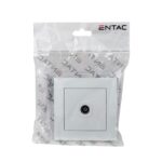 Entac Arnold Recessed wall TV socket End type White - Image 3