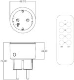 Entac Remote Controlled Socket Set 3xSockets with RC - Image 3