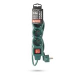 Entac Πολύπριζο 4 Θέσεων με Διακόπτη S1 3G1.5 Πράσινο 3m - Image 2