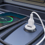 XO CC67 Mini Smart Φορτιστής Αυτοκινήτου με 2 Θύρες USB 2.4A και Καλώδιο Type-C (NB103) - Image 5