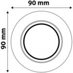 Avide GU10 Πλαίσιο Στρογγυλό Σαγρέ Χαλκός - Image 3