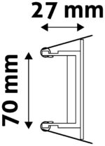 Avide GU10 Πλαίσιο Στρογγυλό Σαγρέ Ανθρακί - Image 4