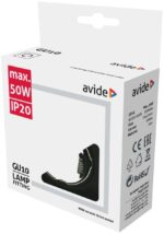 Avide GU10 Πλαίσιο Τετράγωνο Ανθρακί - Image 2