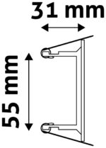 Avide GU10 Πλαίσιο Στρογγυλό Άσπρο - Image 5