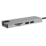 Μετατροπέας 8in1 USB C hub RJ45 HDMI USBx2 VGA SD TF USB3.0x2 - Image 5