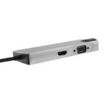 Μετατροπέας 8in1 USB C hub RJ45 HDMI USBx2 VGA SD TF USB3.0x2 - Image 6