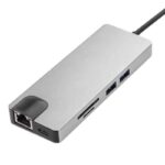 Μετατροπέας 8in1 USB C hub RJ45 HDMI USBx2 VGA SD TF USB3.0x2 - Image 7