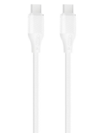 XO NB-Q291B Braided Type-c σε Type-c 60W Καλώδιο Δεδομένων Λευκό