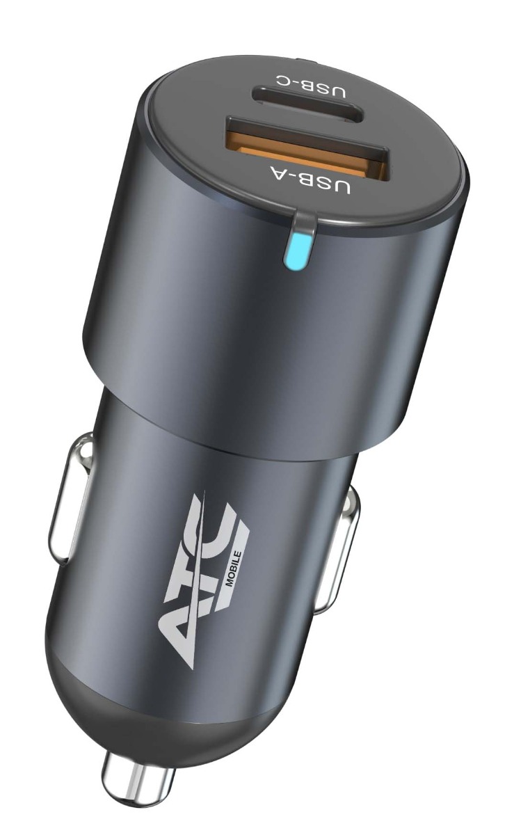 image_20250929055450_429_60_f732_atc_ca06_a_c_60w ATC-CA06 Φορτιστής Αυτοκινήτου USB-A & Type-C 60W - Image 1