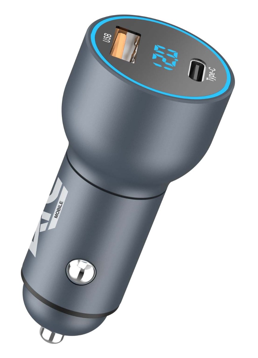 image_20250929055655_439_60_f785_atc_ca09 ATC-CA09 Φορτιστής Αυτοκινήτου με 2 Θύρες USB-A & Type-C και LED Οθόνη 42.5W - Image 1