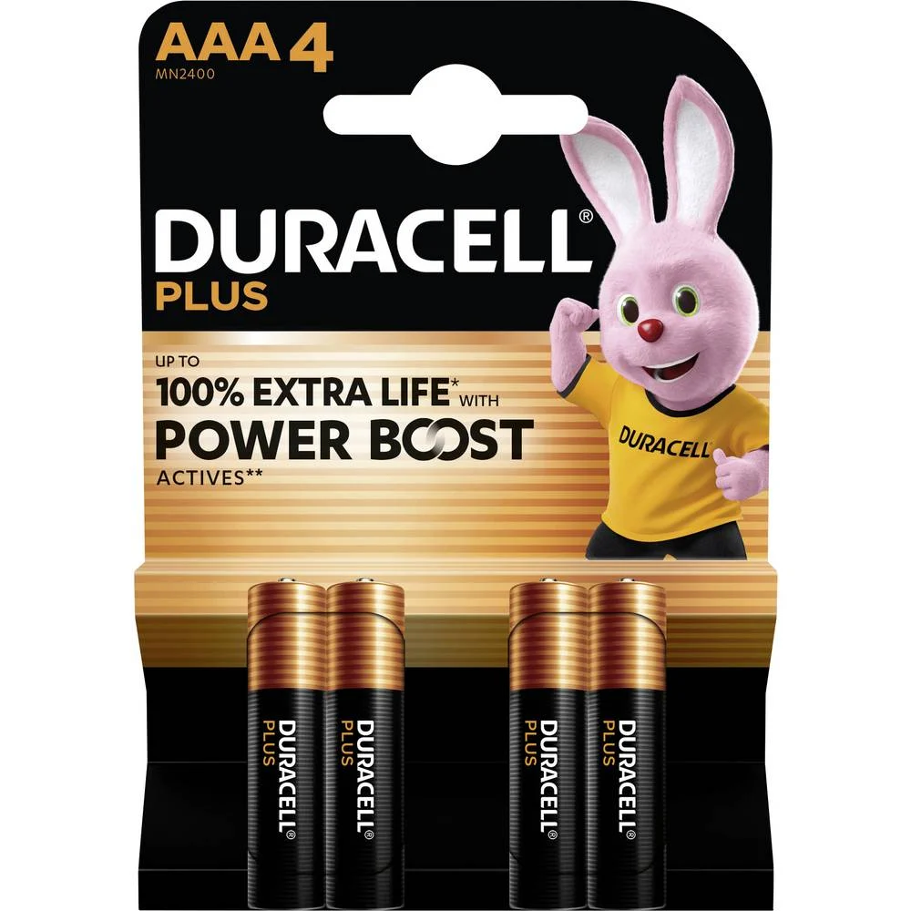 image_2_1_ DURACELL Μπαταρίες Plus Boost MN2400 AAA BL4 - Image 1