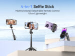 XO SS21 Πολυλειτουργικό Mini Bluetooth Selfie Stick 4 σε 1 - Image 14