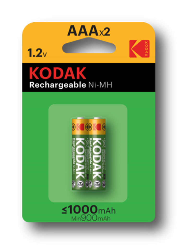 kodak_1000 Kodak Επαναφορτιζόμενη ΗR03 AAA 1000mAh (2τμχ) - Image 1