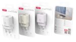 XO L147 (EU) Φορτιστής PD 1USB-A+1USB-C Μωβ - Image 2