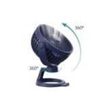 XO MF78 Επιτραπέζιος Ανεμιστήρας 4 ιντσών 1200mAh Άσπρο - Image 4