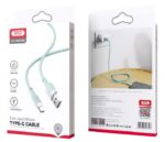 XO NB208 Καλώδιο Φόρτισης + Data TypeC 1m Πράσινο - Image 3