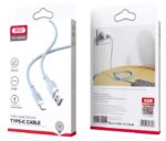 XO NB208 Καλώδιο Φόρτισης + Data TypeC 1m Μπλέ - Image 5