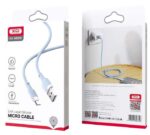 XO NB208 Καλώδιο Φόρτισης + Data Micro 1m Μπλέ - Image 5