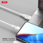 XO NB238 Καλώδιο Φόρτισης + Data Lightning L=3M Zeus Series Άσπρο - Image 4