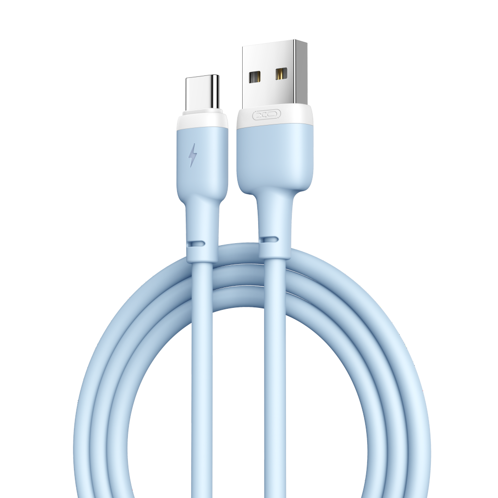 l_29_ XO NB208 Καλώδιο Φόρτισης + Data TypeC 1m Μπλέ - Image 1