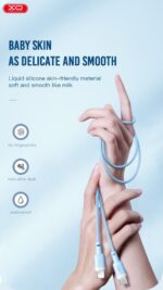 XO NB208B Καλώδιο Φόρτισης TypeC Σε TypeC 60W 1m Πράσινο - Image 6