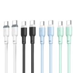 XO NB208B Καλώδιο Φόρτισης TypeC Σε TypeC 60W 1m Πράσινο - Image 3