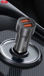 XO CC48 Smart Μεταλλικός Διπλός USB Universal Φορτιστής Αυτοκινήτου - Image 8