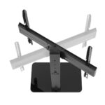 ATC-0323L Βάση Τηλεόρασης Επιτραπέζια Universal Περιστρεφόμενη με Γυάλινη Βάση 37" - 70" - Image 6