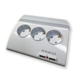 Technik Επαγγελματικό Πολύπριζο 5 Θέσεων με Καλώδιο 1.5m 2 Θύρες USB & Διακόπτη 16A - Image 4