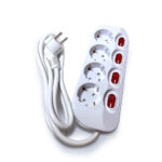 Technik Επαγγελματικό Πολύπριζο 4 Θέσεων με Καλώδιο 1,5m (1,5mm2) και 4 Διακόπτες16A - Image 2