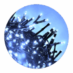 Modee Χριστουγεννιάτικα Φωτάκια LED με Τροφοδοτικό (384LED/2.1m) Ψυχρό Λευκό - Image 2