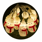 Modee Χριστουγεννιάτικα Διακοσμητικά Φωτάκια Μπαταρίας LED (10LED/1.35m/15cm) Θερμό Λευκό - Image 2