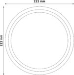 Avide Στεγανή Πλαφονιέρα Οροφής  IP54 Στρογγυλό (Merkur-C) 12W Λευκό 4000K Γκρί - Image 4