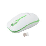 Meetion MT-R547 Ασύρματο Ποντίκι 2.4G Άσπρο & Πράσινο - Image 3