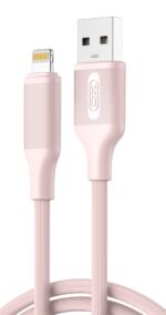 XO NB265 Μινιμαλιστικό Καλώδιο Lightning Ροζ