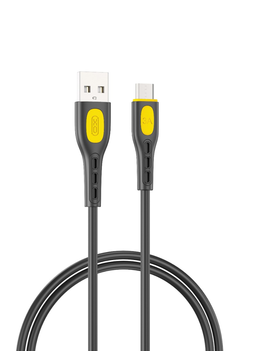 nb280_25__1_1 XO NB280 Καλώδιο Δεδομένων Micro 1M 3A Μαύρο - Image 1