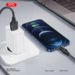 XO NB291 Καλώδιο Φόρτισης & Μεταφοράς Δεδομένων Lightning Braided 6A Μαύρο - Image 5